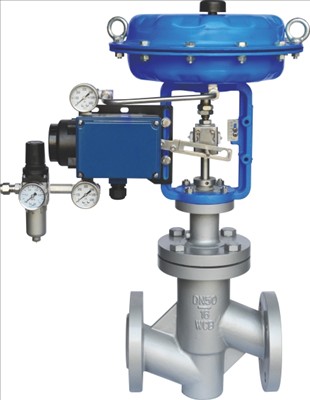 Fluorine lined regulating valve